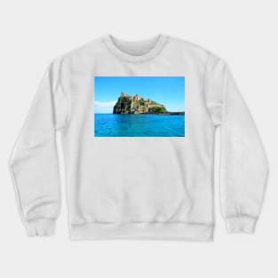 The Aragonese Castle in Ischia Crewneck Sweatshirt